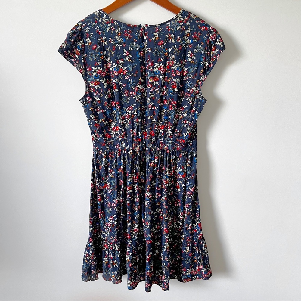 J Crew Ruffle Front Mini Dress - Picture 5 of 8